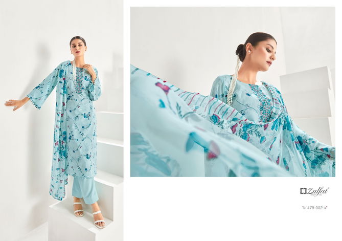 Zulfat Khwaish Daily Wear Wholesale Printed Cotton Dress Material